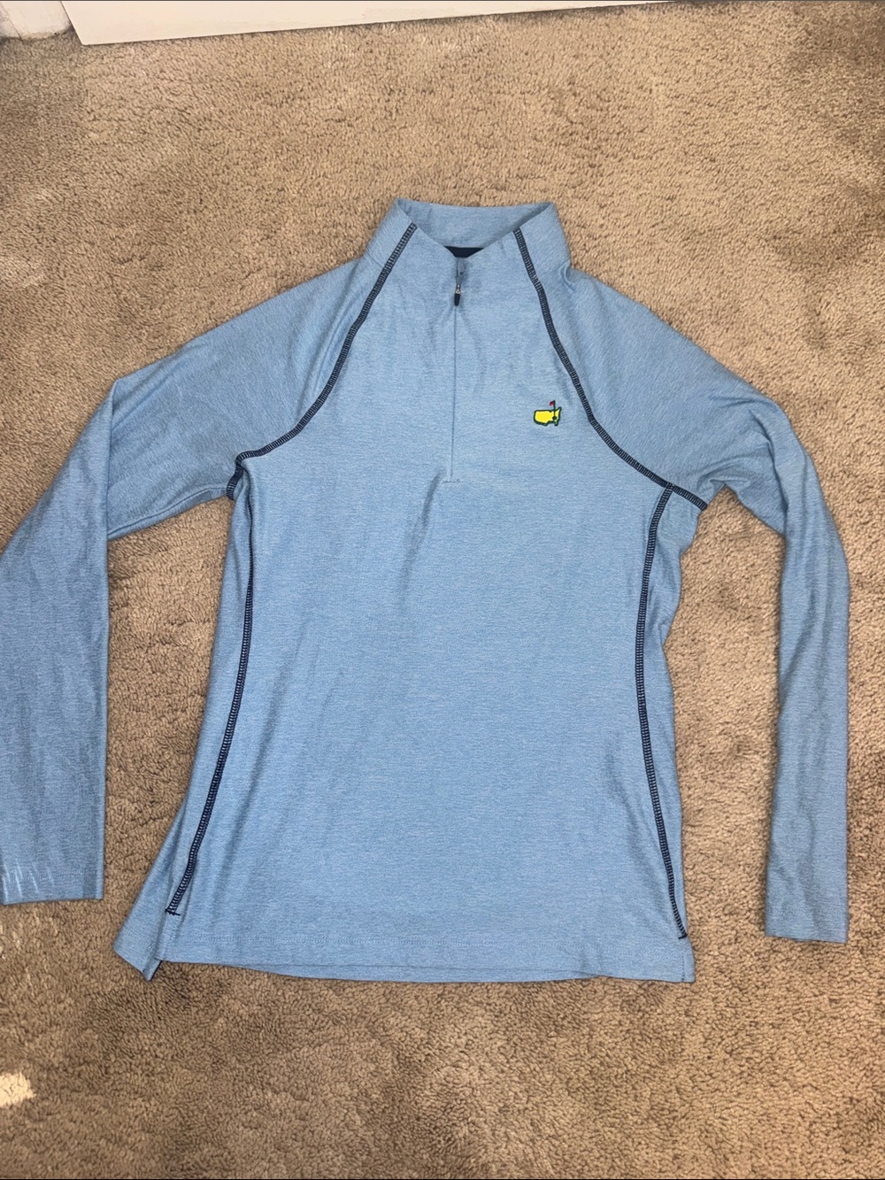 Masters Magnolia Lane Tech Quarter Zip Pullover size Small